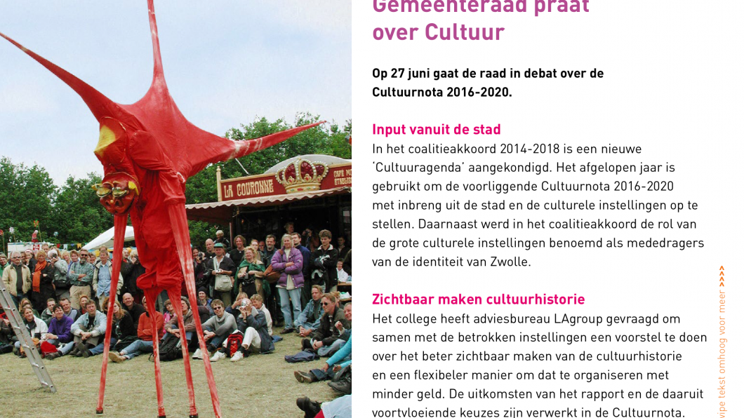 Pagina uit een recente digitale Raadswijzer Pagina uit een recente digitale Raadswijzer