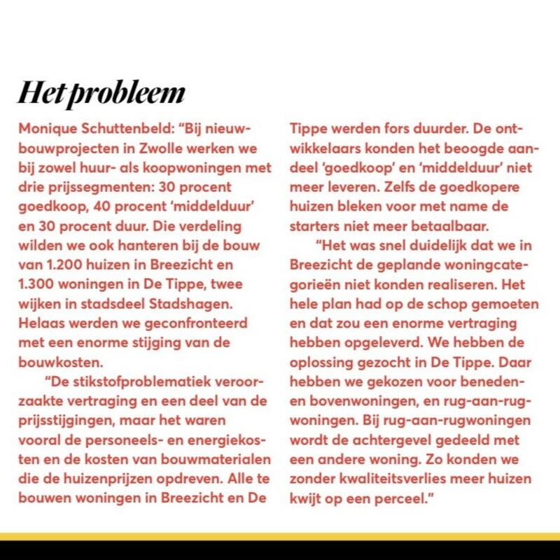 Zwolle maakt dure huizen betaalbaar pagina 1
