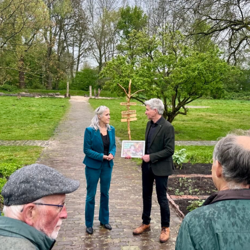 Uitreiking door Anja