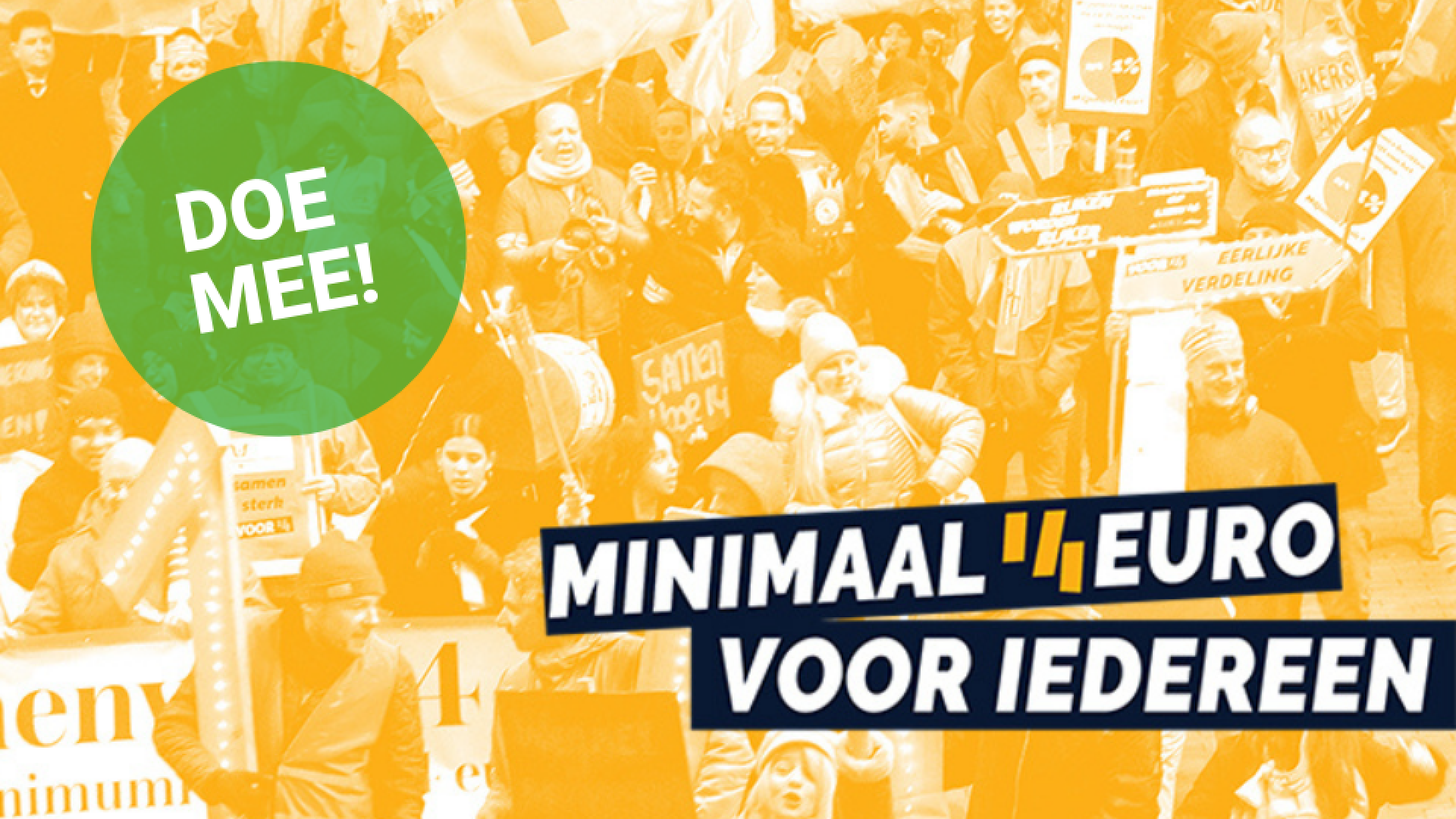 Doe mee: minimaal 14 euro voor iedereen