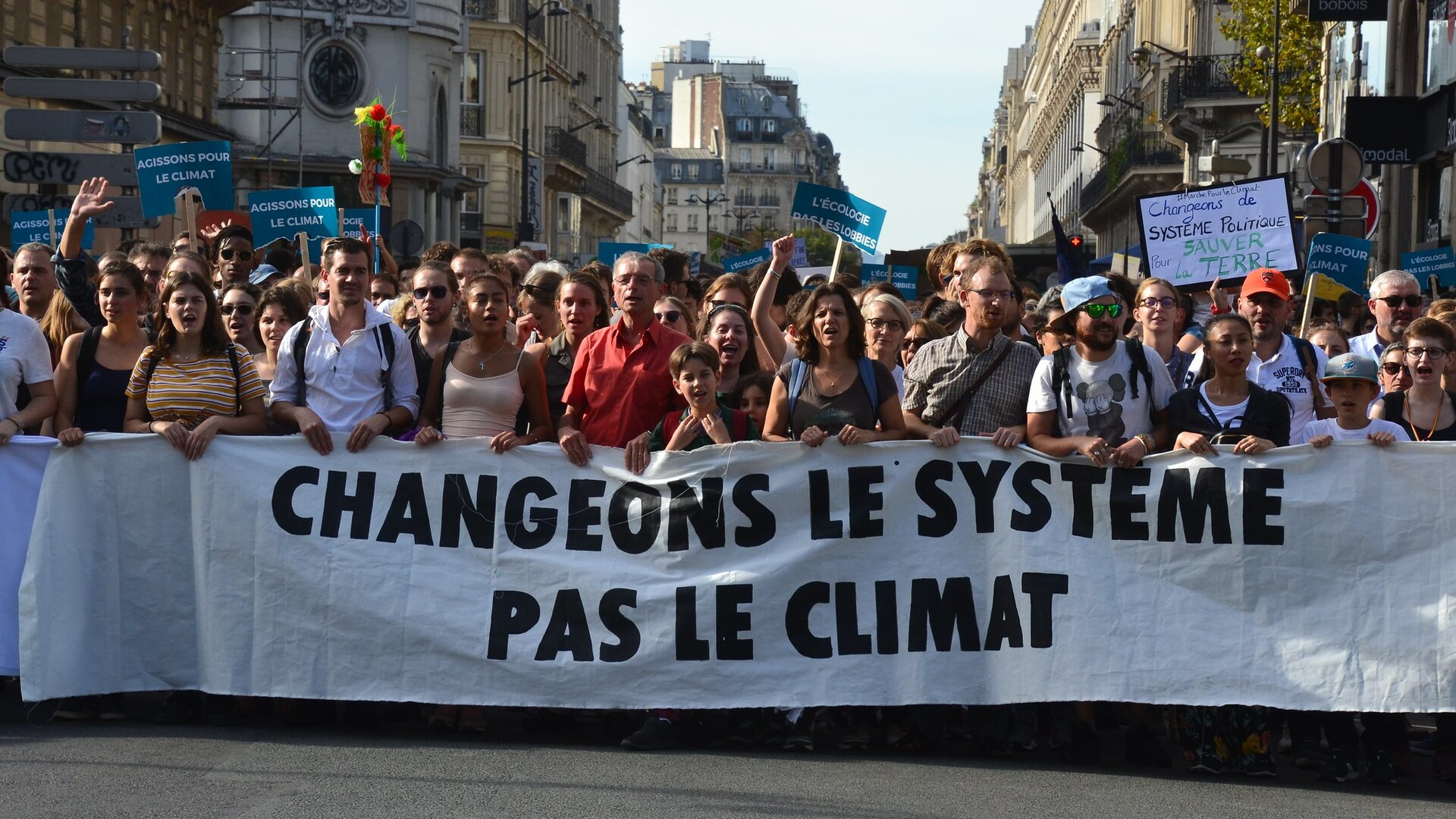 Klimaatprotest in Frankrijk