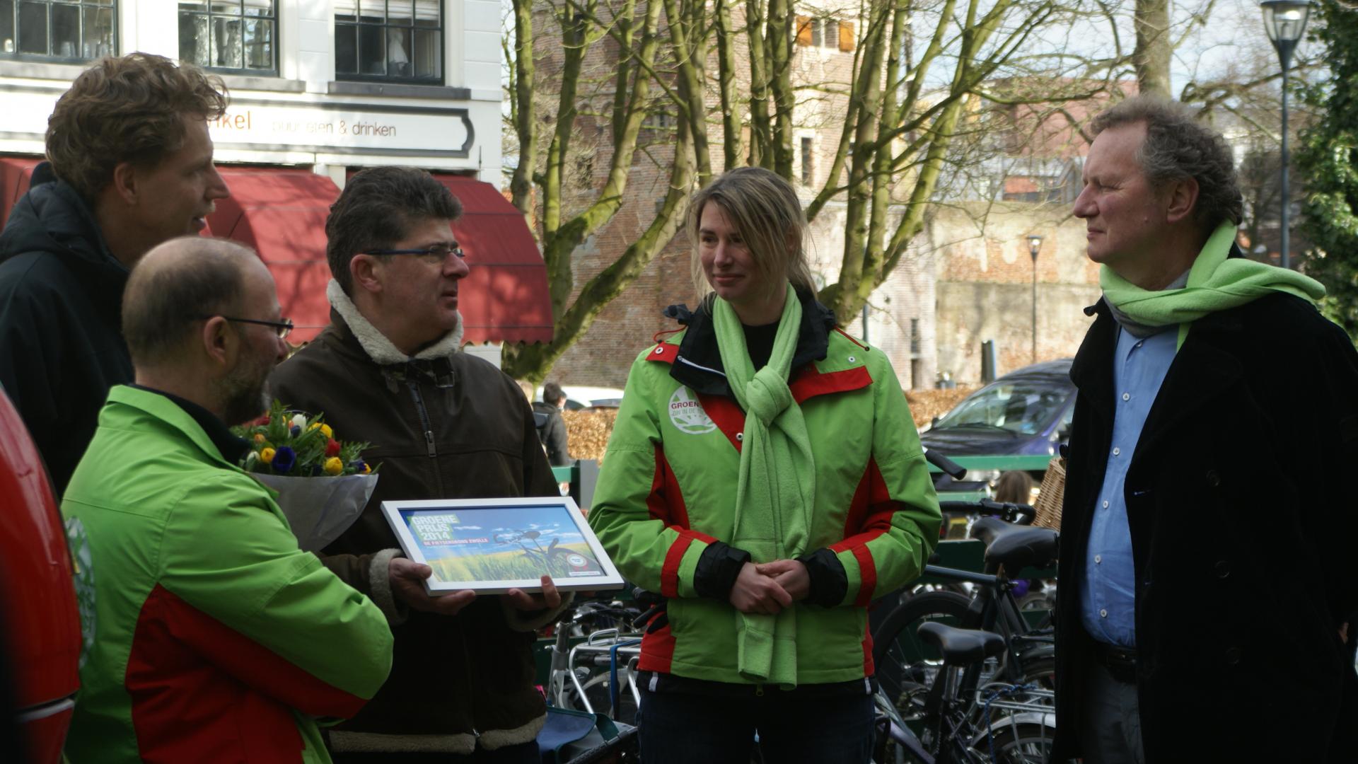 Uitreiking Groene Prijs 2014 aan de Fietsersbond