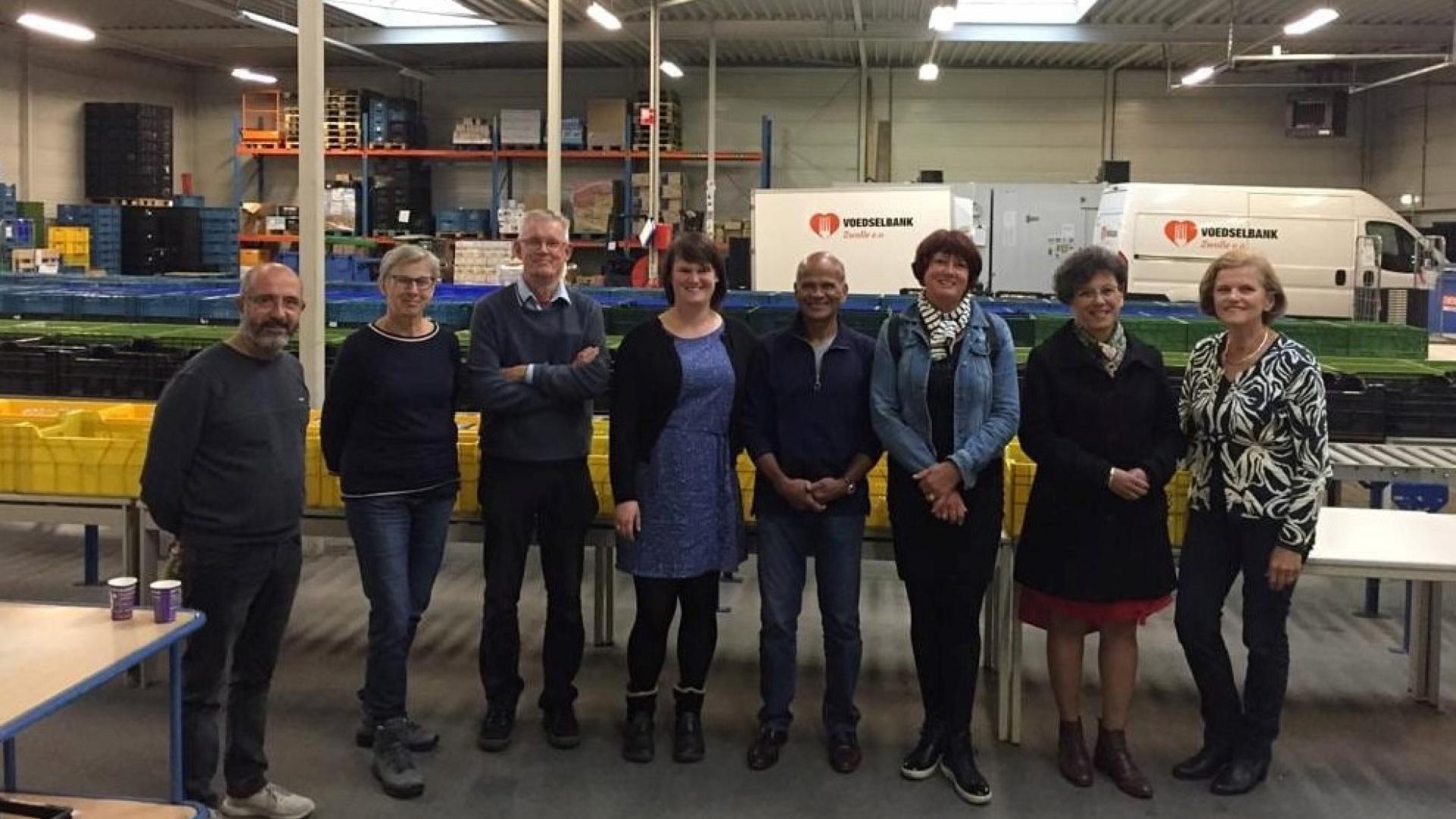 In 2019 waren we met een groep GroenLinksers op bezoek bij Voedselbank Zwolle