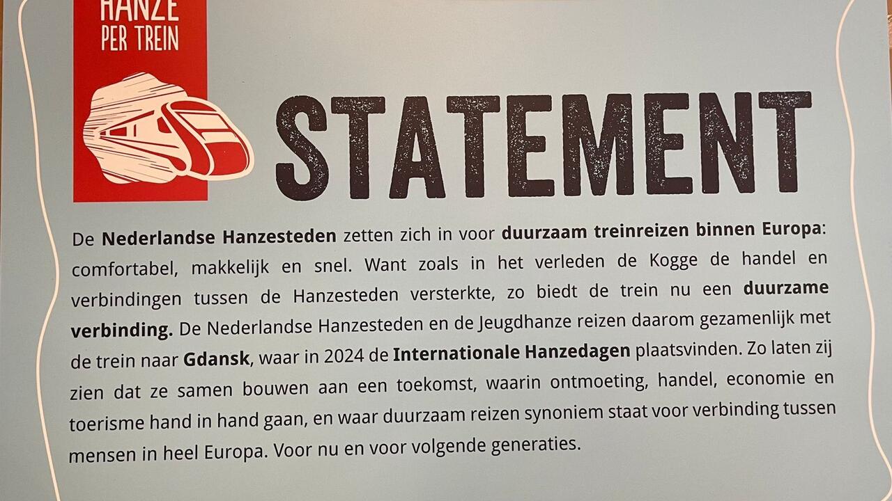 Statement Hanzesteden